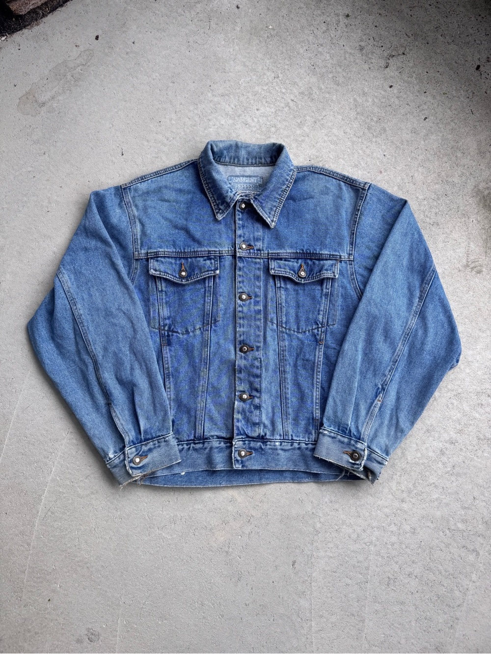 Men's Classic Blue Denim Jacket - Lightweight Shirt Jacket